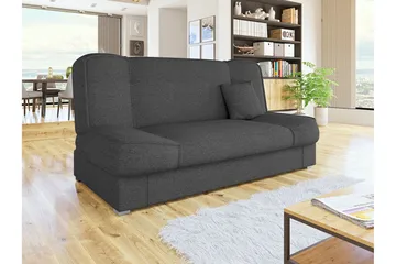 Gabi Soffa 175x80x80 cm - Svart - Products - Möbler - Soffa - Bäddsoffa - 4 sits bäddsoffa