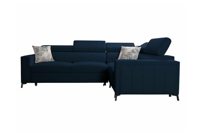Galbally 3-sits Hörnbäddsoffa Dark blue - Products - Möbler - Soffa - Bäddsoffa - Hörnbäddsoffa