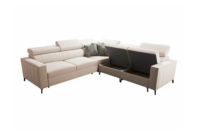 Galbally 4-sits Hörnbäddsoffa Dark blue - Products - Möbler - Soffa - Bäddsoffa - Hörnbäddsoffa