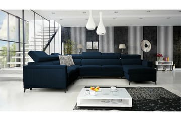 Galbally 5-sits Hörnbäddsoffa Dark blue - Products - Möbler - Soffa - Bäddsoffa - Bäddsoffa divan