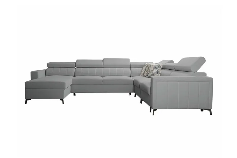 Galbally 5-sits Hörnbäddsoffa Light grey/Dark grey