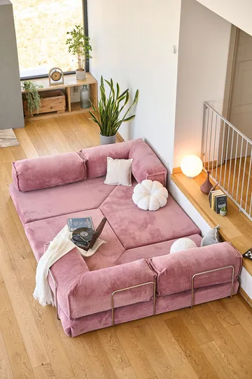 Jenor 4-sits Hörnbäddsoffa - Products - Möbler - Soffa - Bäddsoffa - Hörnbäddsoffa