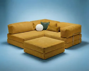 Jenor 4-sits Hörnbäddsoffa - Products - Möbler - Soffa - Bäddsoffa - Hörnbäddsoffa