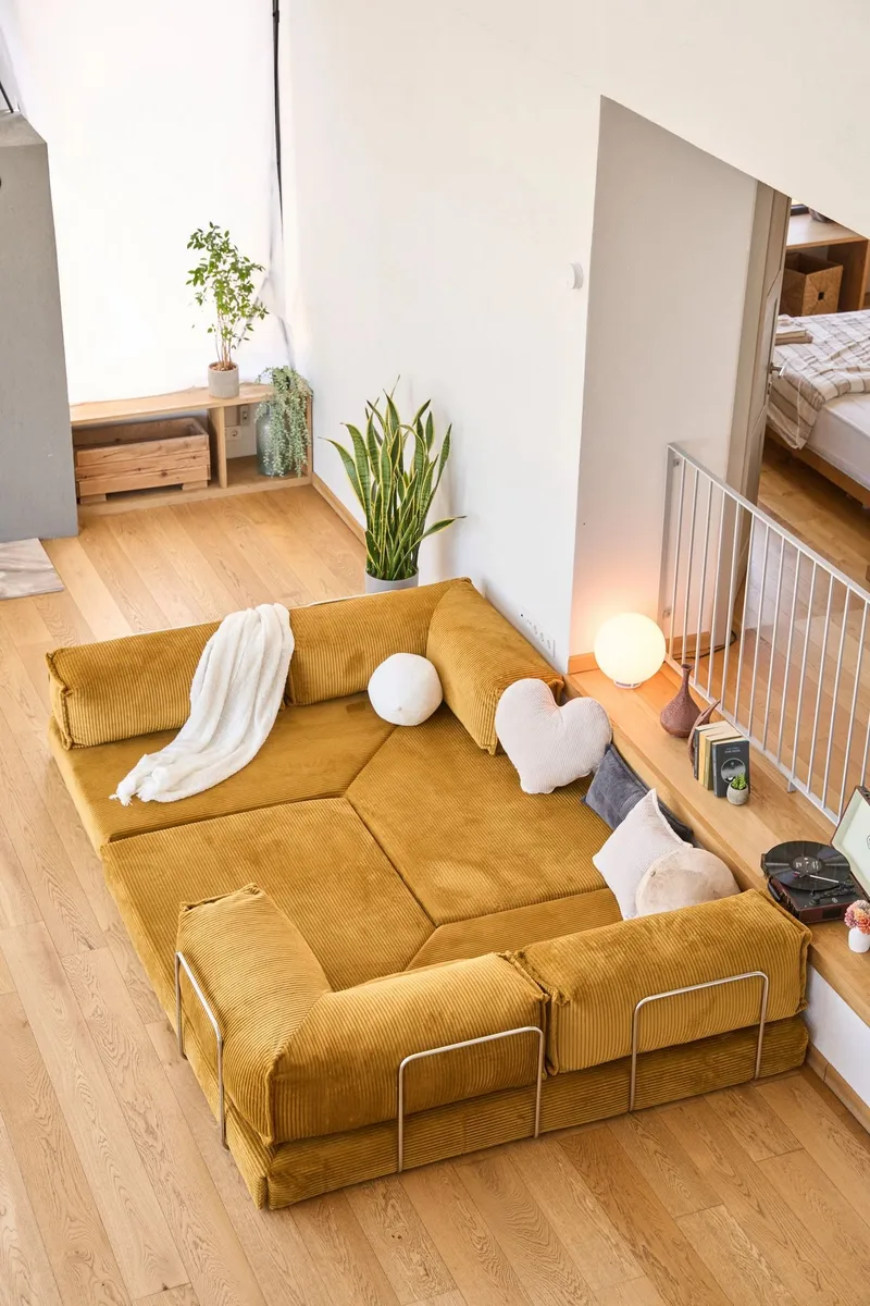 Jenor 4-sits Hörnbäddsoffa - Products - Möbler - Soffa - Bäddsoffa - Hörnbäddsoffa