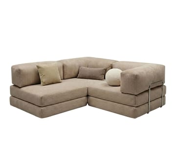Jenor 4-sits Hörnbäddsoffa - Products - Möbler - Soffa - Bäddsoffa - Hörnbäddsoffa