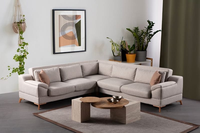 Lepinas 6-sits Hörnsoffa - Products - Möbler - Soffa - Bäddsoffa - Hörnbäddsoffa