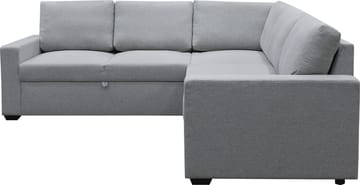 Hörnsoffa med bäddfunktion och förvaring - Grå - Products - Möbler - Soffa - Bäddsoffa - Hörnbäddsoffa
