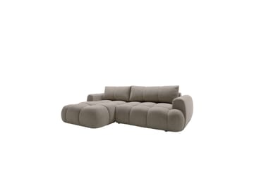 Handu Bäddsoffa med Divan 3-sits i Bouclé - Brun - Products - Möbler - Soffa - Bäddsoffa - Bäddsoffa divan