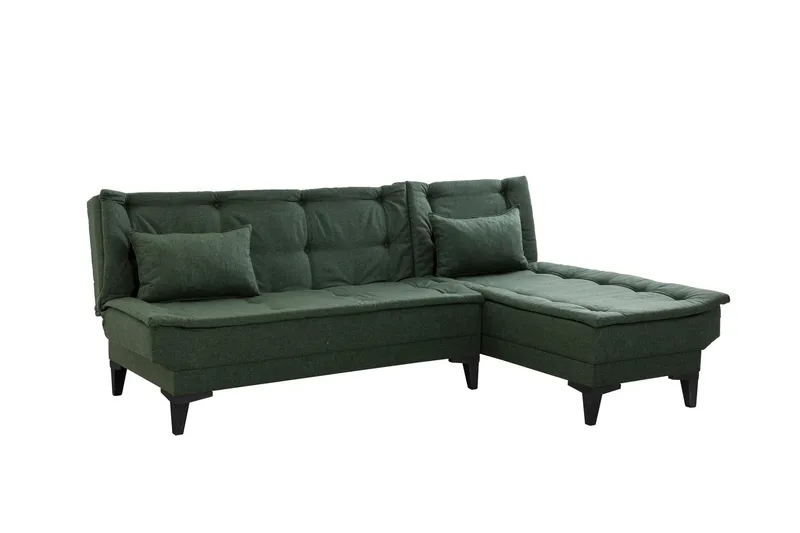 Hunterville Bäddsoffa m. Divan 4-sits, Grön