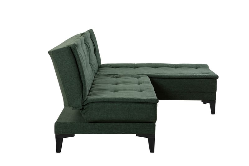 Hunterville Bäddsoffa m. Divan 4-sits - Grön - Products - Möbler - Soffa - Bäddsoffa - Bäddsoffa divan