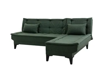 Hunterville Bäddsoffa m. Divan 4-sits - Grön - Products - Möbler - Soffa - Bäddsoffa - Bäddsoffa divan