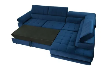 Kintore 3-sits Hörnbäddsoffa Black - Products - Möbler - Soffa - Bäddsoffa - Hörnbäddsoffa