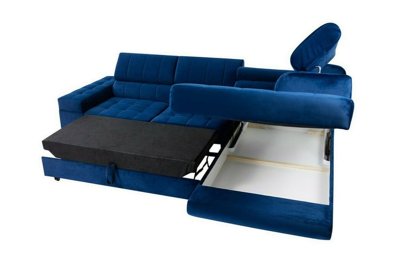 Kintore 3-sits Hörnbäddsoffa Dark Turquoise - Products - Möbler - Soffa - Bäddsoffa - Hörnbäddsoffa