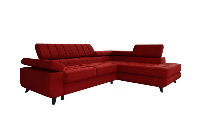 Kintore 3-sits Hörnbäddsoffa Red