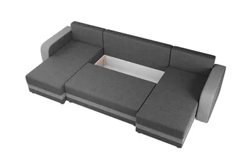 Kintore 4-sits Hörnbäddsoffa Dark grey - Products - Möbler - Soffa - Bäddsoffa - U bäddsoffa