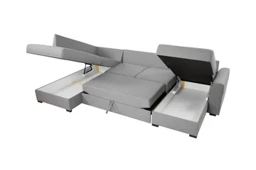 Kintore 4-sits Hörnbäddsoffa White - Products - Möbler - Soffa - Bäddsoffa - Hörnbäddsoffa