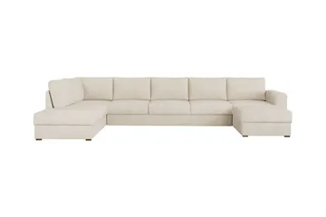 Kintore 6-sits Hörnbäddsoffa Beige/Light beige - Products - Möbler - Soffa - Bäddsoffa - Bäddsoffa divan
