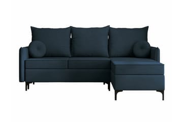Knocklong 3-sits Hörnbäddsoffa - Blå - Products - Möbler - Soffa - Bäddsoffa - Hörnbäddsoffa