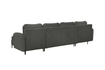 Knocklong 4-sits Hörnbäddsoffa Dark grey - Products - Möbler - Soffa - Bäddsoffa - Hörnbäddsoffa