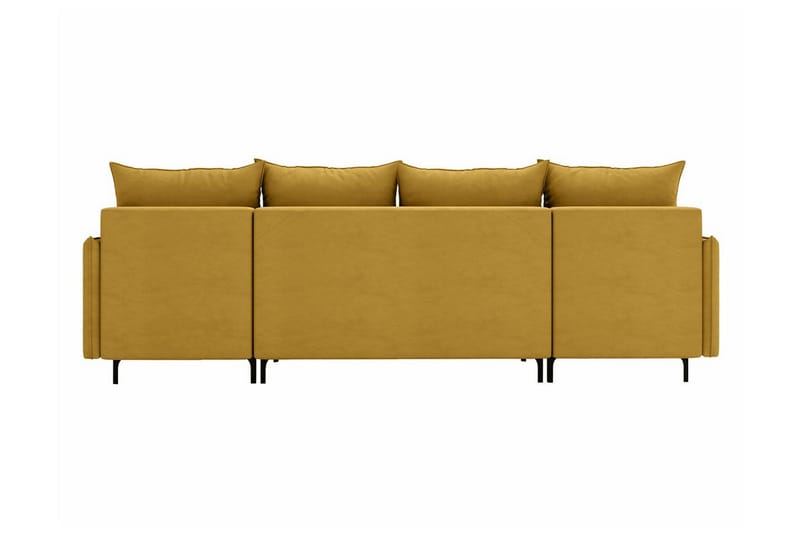 Knocklong 4-sits Hörnbäddsoffa - Gul - Products - Möbler - Soffa - Bäddsoffa - Hörnbäddsoffa