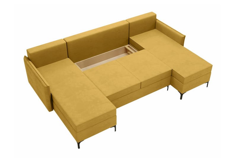 Knocklong 4-sits Hörnbäddsoffa - Rosa - Products - Möbler - Soffa - Bäddsoffa - Hörnbäddsoffa