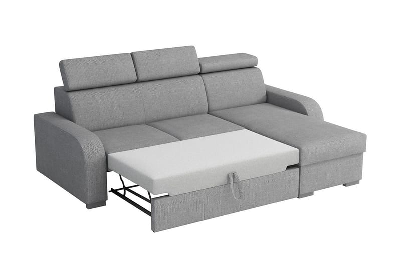 Lavona Divansoffa Vändbar - Grå - Products - Möbler - Soffa - Bäddsoffa - Bäddsoffa divan