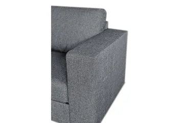 Leo Bäddsoffa 3-sits med Schäslong Vänster - Mellangrå - Products - Möbler - Soffa - Bäddsoffa - Bäddsoffa divan