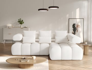 Levvi 3-sits Bubblig Bäddsoffa med Divan Höger - Jaffray 01 - Products - Möbler - Soffa - Bäddsoffa - Hörnbäddsoffa