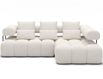 Levvi 3-sits Bubblig Bäddsoffa med Divan Höger - Jaffray 01 - Products - Möbler - Soffa - Bäddsoffa - Hörnbäddsoffa