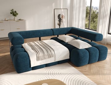 Levvi 3-sits Bubblig Bäddsoffa med Divan Höger - Manhattan 40 - Products - Möbler - Soffa - Bäddsoffa - Hörnbäddsoffa