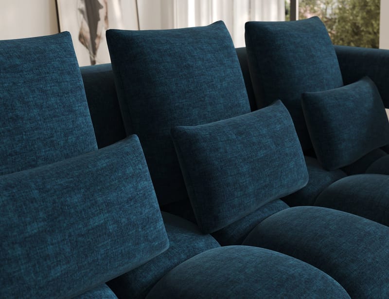 Levvi 3-sits Bubblig Bäddsoffa med Divan Höger - Manhattan 40 - Products - Möbler - Soffa - Bäddsoffa - Hörnbäddsoffa