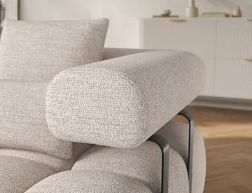 Levvi 3-sits Bubblig Bäddsoffa med Divan Vänster - Bazalt 18 - Products - Möbler - Soffa - Bäddsoffa - Hörnbäddsoffa