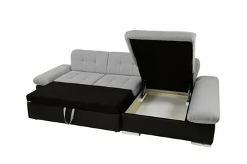 Lomux 3-sits Hörnbäddsoffa Beige/Light beige - Products - Möbler - Soffa - Bäddsoffa - Bäddsoffa divan