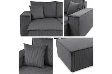 Magston 4-sits Hörnbäddsoffa - Grön - Products - Möbler - Soffa - Bäddsoffa - U bäddsoffa