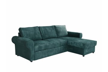 Midfeld 3-sits Hörnbäddsoffa Dark Turquoise - Products - Möbler - Soffa - Bäddsoffa - Bäddsoffa divan