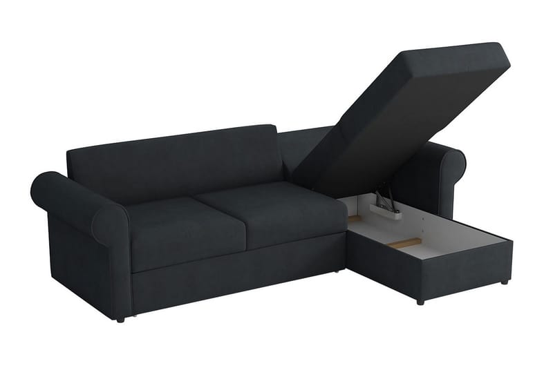 Monaco Hörnsoffa LED-belysning - Blå - Products - Möbler - Soffa - Bäddsoffa - Bäddsoffa divan