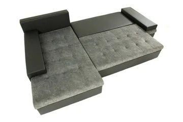 Naoma 3-sits Hörnbäddsoffa Dark blue - Products - Möbler - Soffa - Bäddsoffa - Bäddsoffa divan