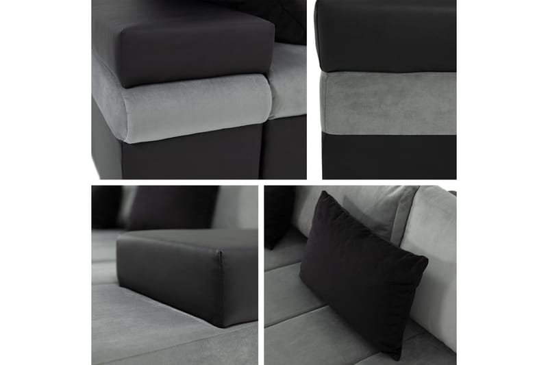 Naoma Bäddsoffa med Divan 4-sits - Gul - Products - Möbler - Soffa - Bäddsoffa - Bäddsoffa divan