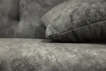 Naoma Divanbäddsoffa 274x182x83 cm - Grå/Svart - Products - Möbler - Soffa - Bäddsoffa - Bäddsoffa längsbäddad