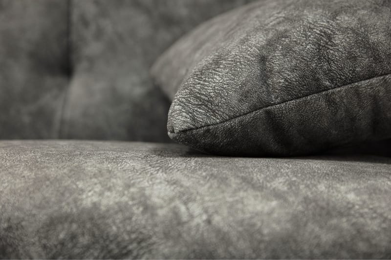 Naoma Divanbäddsoffa 274x182x83 cm - Grå/Svart - Products - Möbler - Soffa - Bäddsoffa - Bäddsoffa längsbäddad