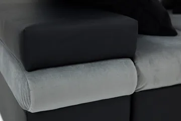 Naoma Divanbäddsoffa 310x175x83 cm - Grå - Products - Möbler - Soffa - Bäddsoffa - Bäddsoffa divan