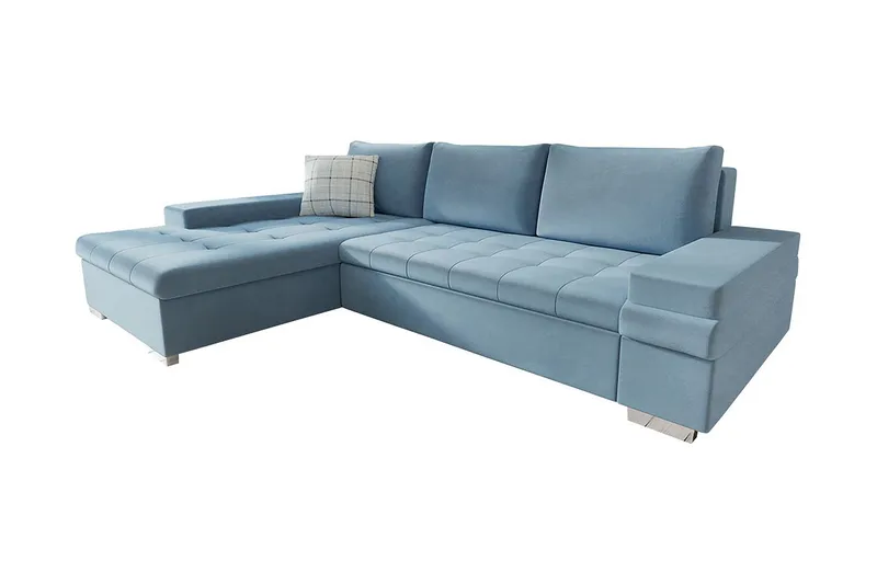 Naoma mini hörnsoffa, Blå
