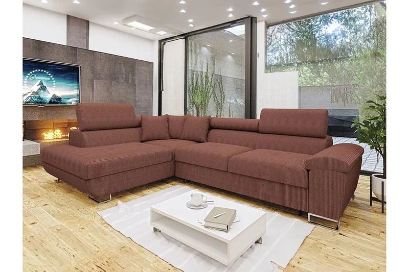 Reginia 3-sits Hörnbäddsoffa - Products - Möbler - Soffa - Bäddsoffa - Hörnbäddsoffa