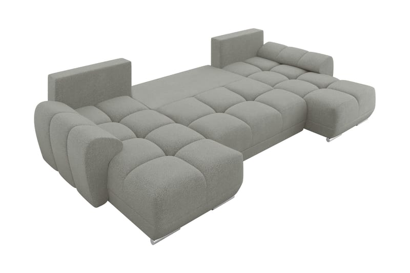 Simerly Bäddsoffa Dubbeldivan 4-sits - Grå - Products - Möbler - Soffa - Bäddsoffa - U bäddsoffa