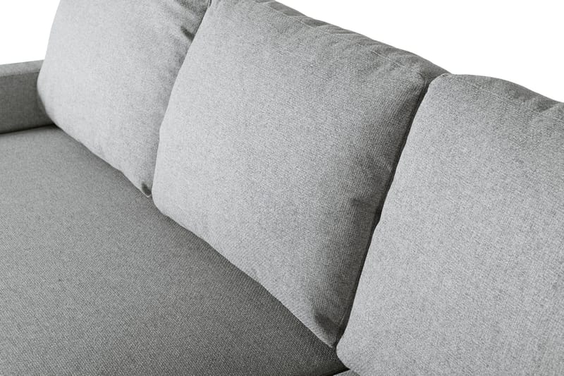 Soffa med förvaring grå 214 cm bred - Grå - Products - Möbler - Soffa - Bäddsoffa - Bäddsoffa divan