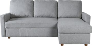 Soffa med förvaring grå 214 cm bred - Grå - Products - Möbler - Soffa - Bäddsoffa - Bäddsoffa divan