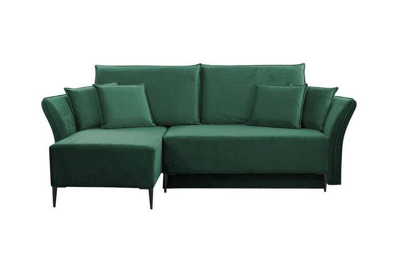 Staffin 3-sits Hörnbäddsoffa Dark green - Products - Möbler - Soffa - Bäddsoffa - Hörnbäddsoffa