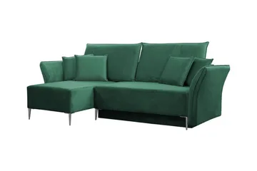 Staffin 3-sits Hörnbäddsoffa Green - Products - Möbler - Soffa - Bäddsoffa - Hörnbäddsoffa