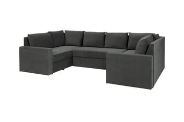 Staffin 4-sits Hörnbäddsoffa Dark grey - Products - Möbler - Soffa - Bäddsoffa - Hörnbäddsoffa