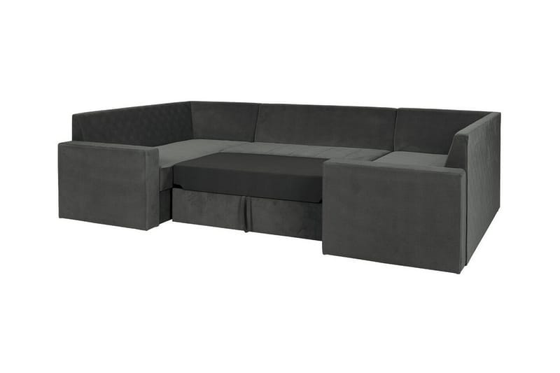 Staffin 4-sits Hörnbäddsoffa Dark grey - Products - Möbler - Soffa - Bäddsoffa - Hörnbäddsoffa